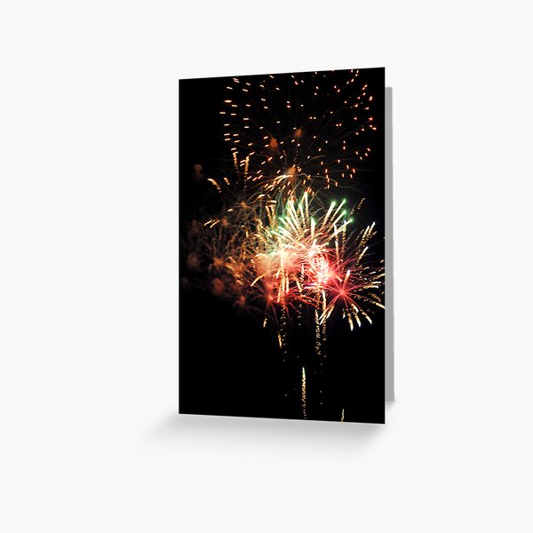 Fireworks! (3) Bombs Bursting In Air Greeting Card