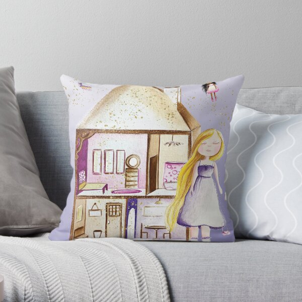 Dollhouse Throw Pillow