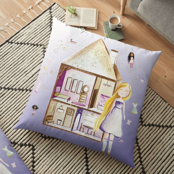 Dollhouse Floor Pillow