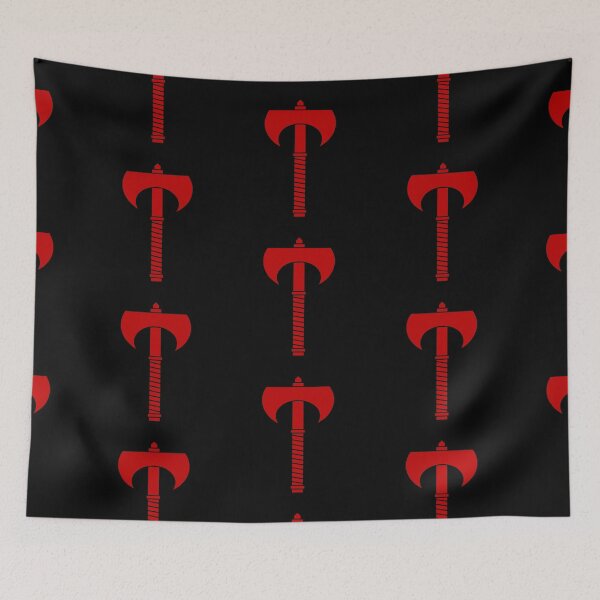 Item preview, Red Doublebladed Axe designed and sold by Talion Design.
