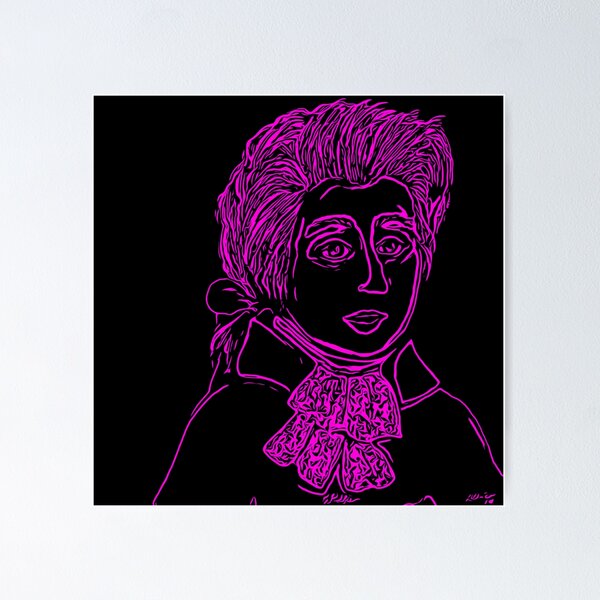 Vista previa del artículo con la obra «Uva de Mozart», diseñado y vendido por Little Red Art.