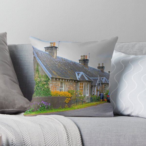 Picket Fence Throw Pillow