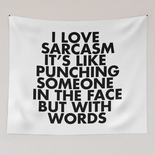 Item preview, I love Sarcasm designed and sold by Color Me F*@k!ng Happy.