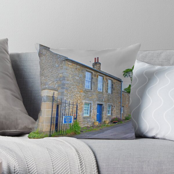 Hopetoun Estate Gatehouse Throw Pillow