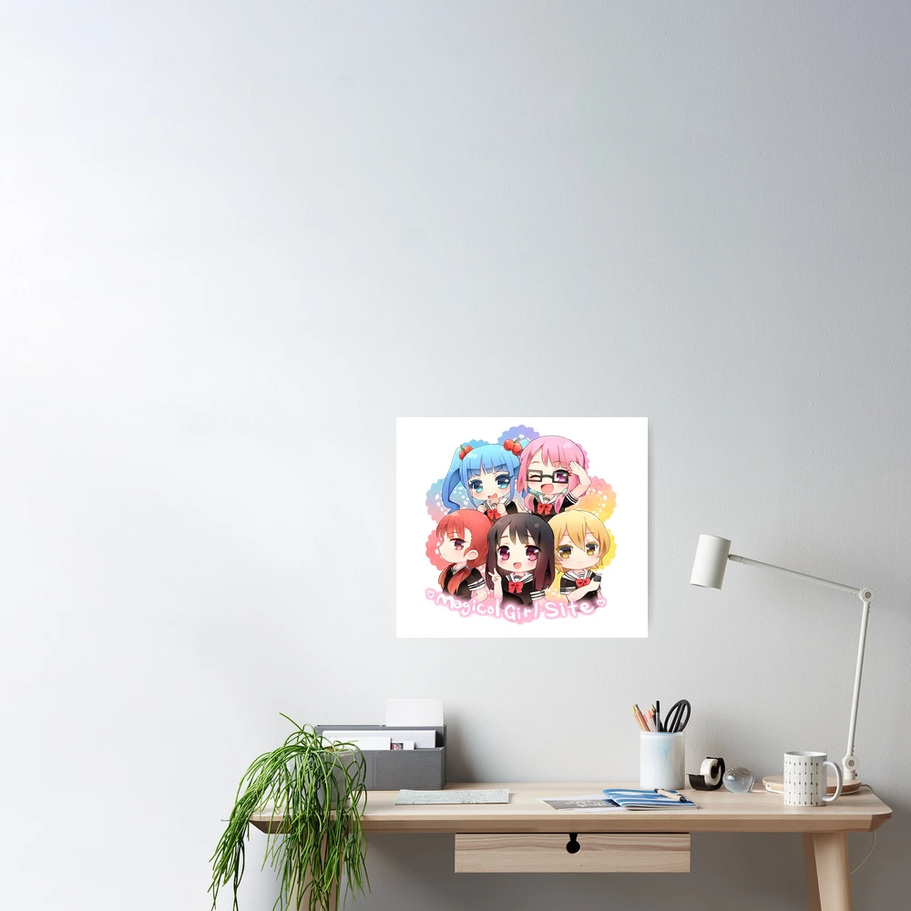 Magical Girl Site Anime Poster Japanese Anime TV Series Art Cover Movie  Poster Wall Painting Home Decor (No Frame)