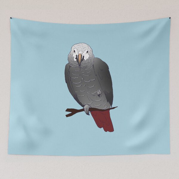 Item preview, Timneh African Grey Parrot Perching on a Branch design designed and sold by einsteinparrot.