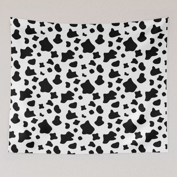 Item preview, Black and white cow spots pattern, animal fur designed and sold by cool-shirts.
