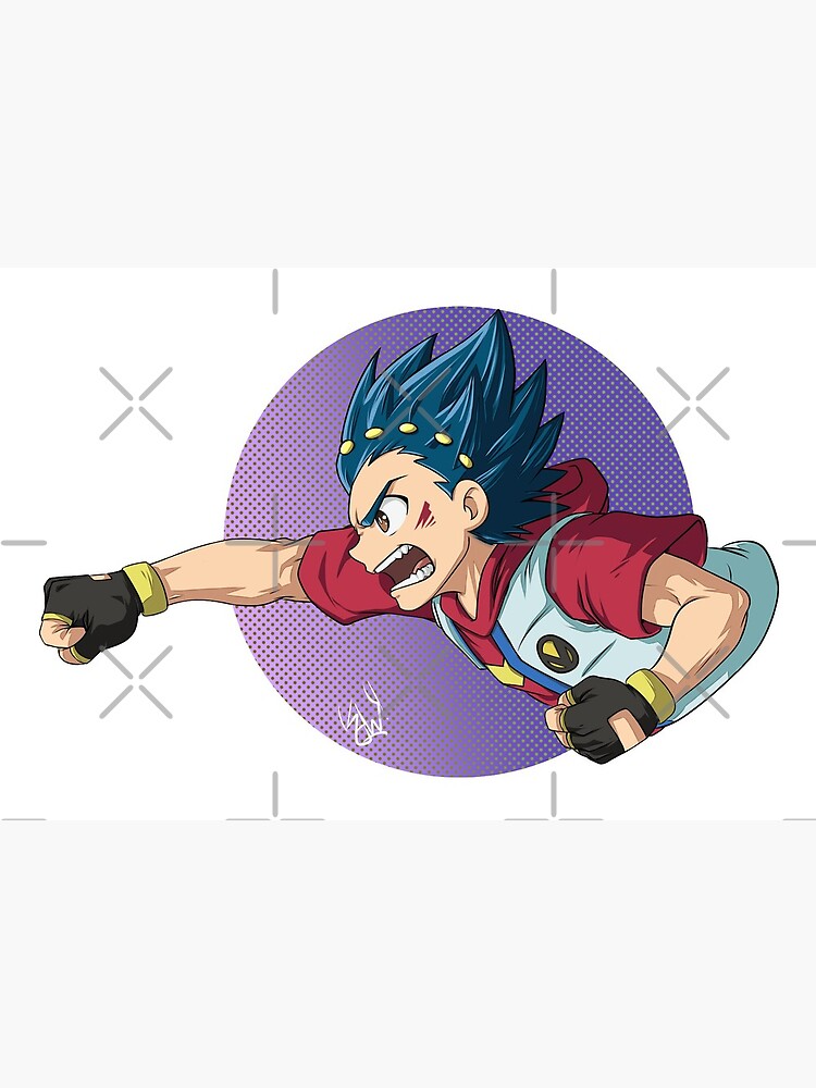 Xhan / Xavier Bogard from Beyblade Burst Art Board Print by Kaw