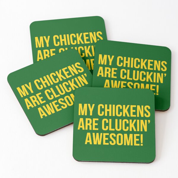 Item preview, My Chickens Are Cluckin' Awesome designed and sold by Yviemakes.