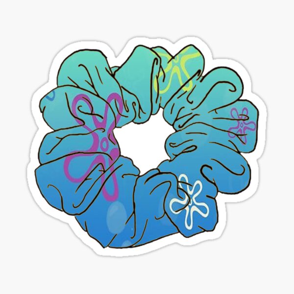 Item preview, spongebob sky scrunchie designed and sold by Katie’s Stickers.