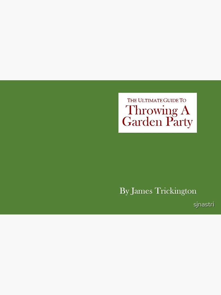 "The Office The Ultimate Guide to Throwing a Garden Party" Photographic Print for Sale by