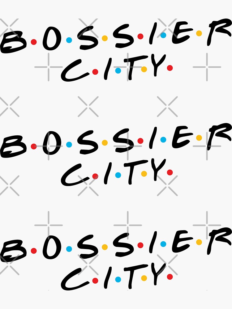 "Bossier City" Sticker for Sale by haztx Redbubble