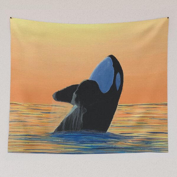 Item preview, Orca at Sunset No. 4 designed and sold by AechJayinPigment.