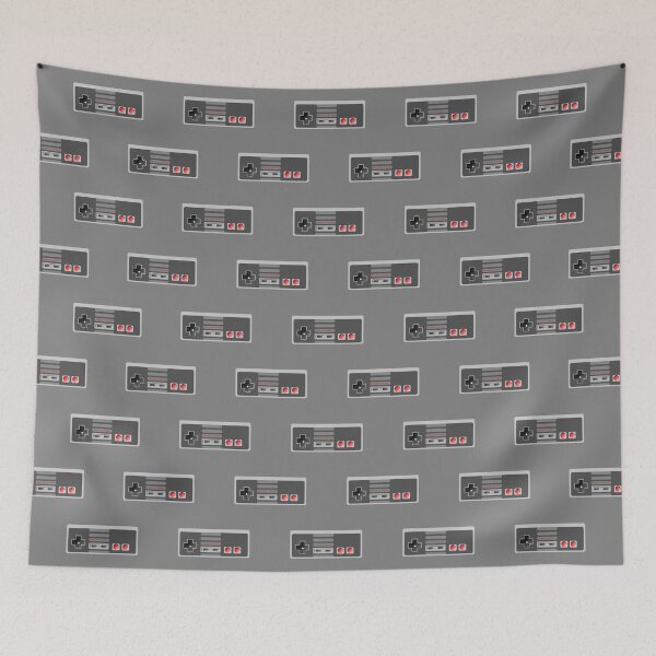 Item preview, Retro gaming, old console gamepad pattern, vector illustration designed and sold by cool-shirts.
