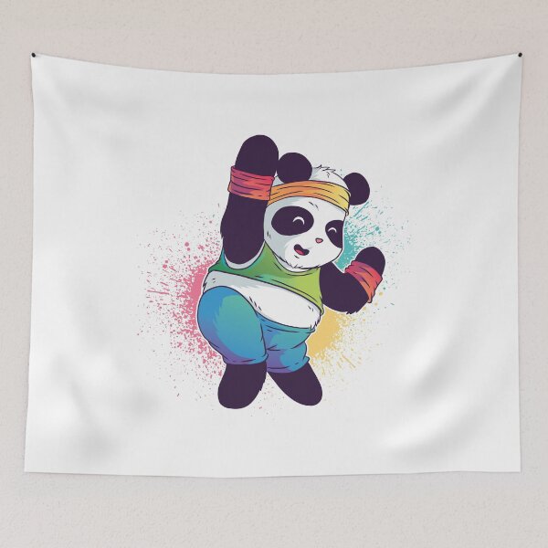 Item preview, Colorful Excercise Panda designed and sold by Angelandspot.