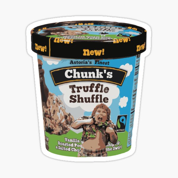 Chunk Truffle Shuffle Ice Cream Sticker