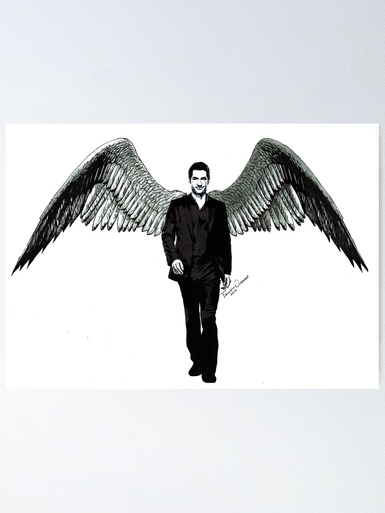 Lucifer Morningstar Wings Drawing / Lucifer S Wings Lucifer Wiki Fandom