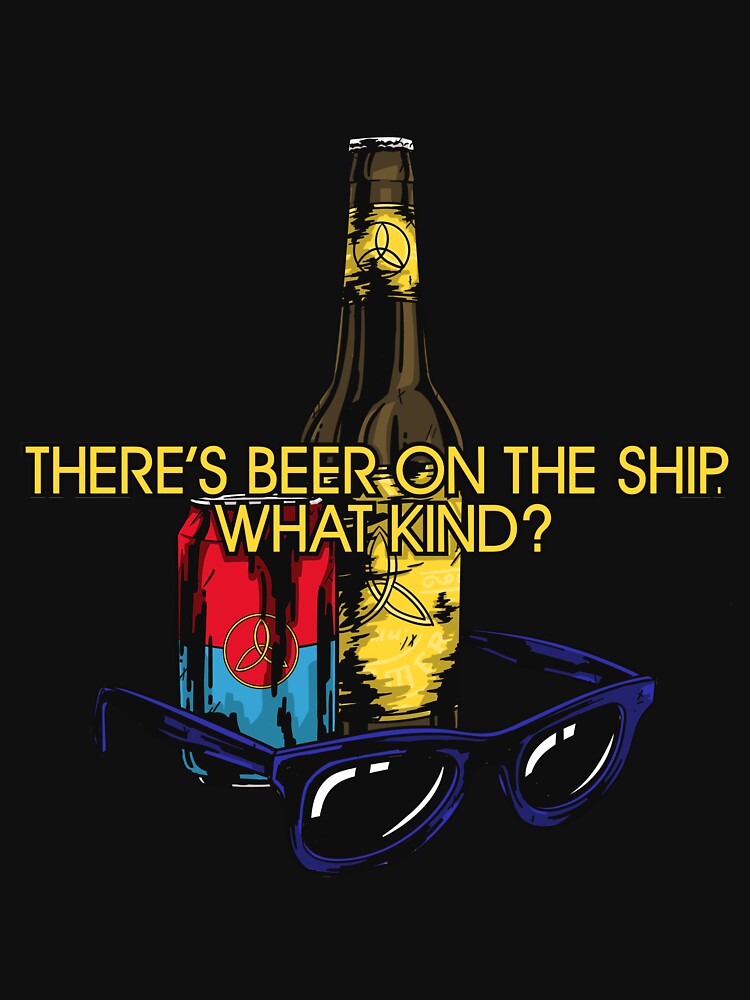 Thumbnail 3 of 3, Baseball ¾ Sleeve T-Shirt, What kind of beer? designed and sold by ChristosEllinas.