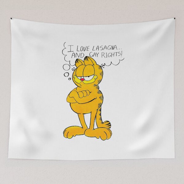 Item preview, I love lasagna... and gay rights! designed and sold by InkTheCrow.