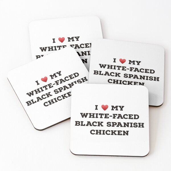 Item preview, I Love My White-Faced Black Spanish Chicken designed and sold by Yviemakes.