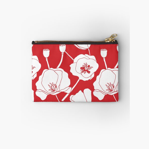 Item preview, Drawing of Poppies in Red and White designed and sold by KShedenhelm.