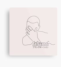 Minimalistisch Frank Ocean Blond Metallbild