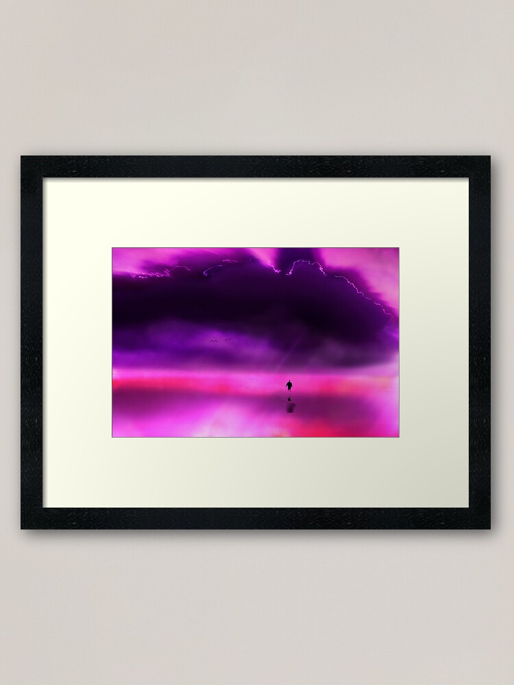 Alternate view of L I F E Framed Art Print