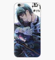 Schwarzer Butler iPhone-Hülle & Cover