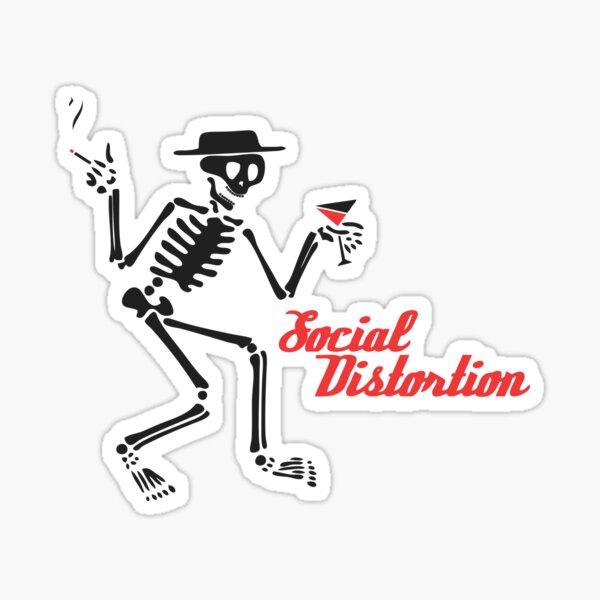 Dice Logo Sticker Social Distortion 