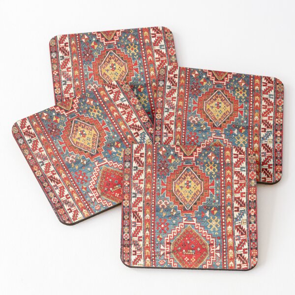 Item preview, Kazak Southwest Caucasus Rug Print designed and sold by Vicky Brago-Mitchell®.