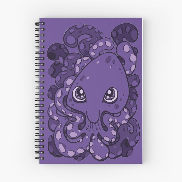 Item preview, Happy Octopus Squid Kraken Cthulhu Sea Creature - Ultra Violet Purple designed and sold by bignose1977.