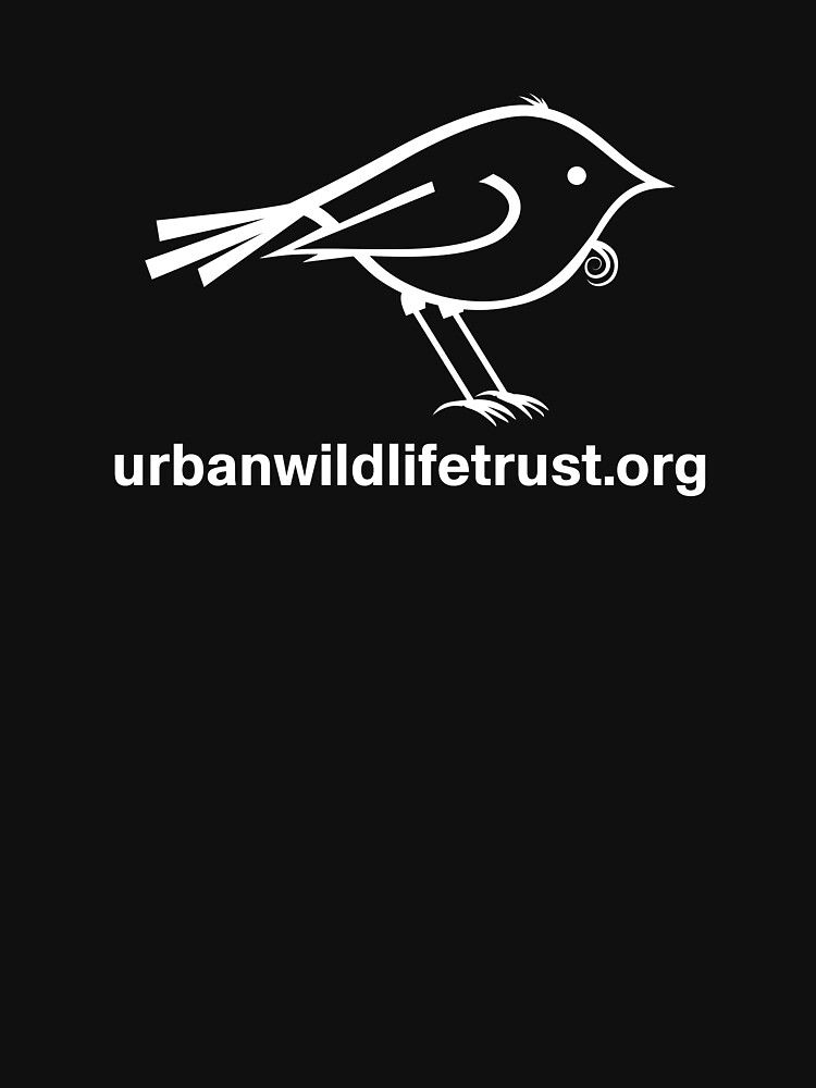 Thumbnail 3 of 3, Fitted T-Shirt, Urban Wildlife Trust Tui Logo (white) designed and sold by UrbanWildlife.