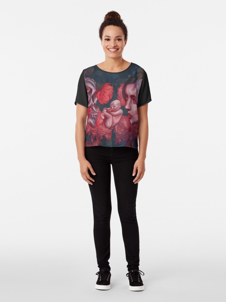 Alternate view of Creation Chiffon Top
