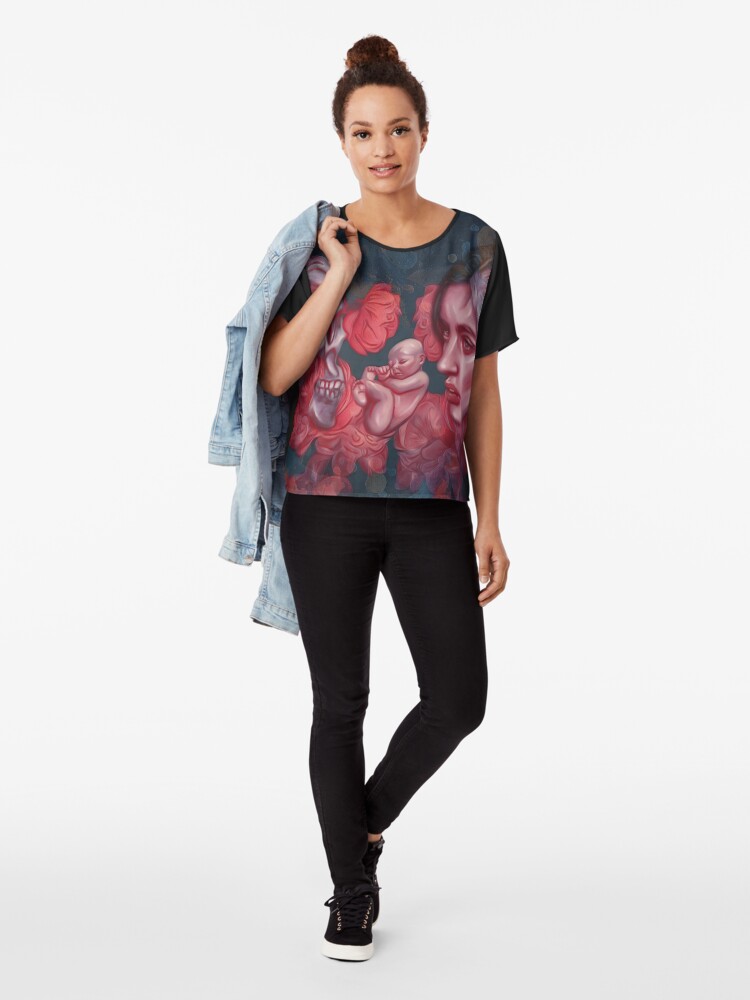 Alternate view of Creation Chiffon Top