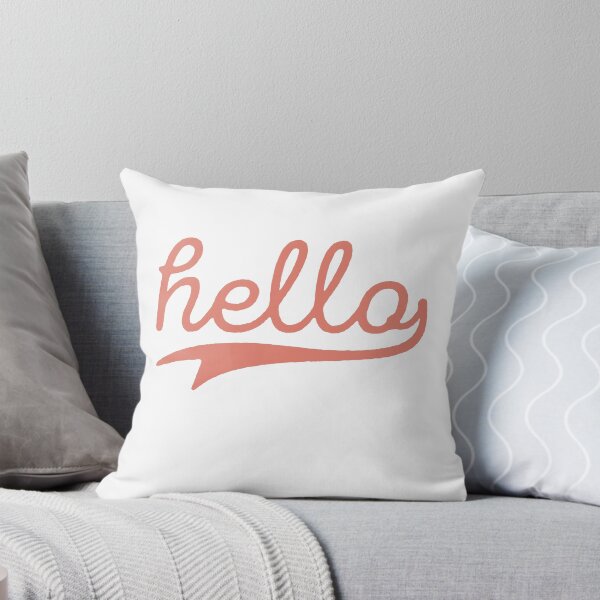 „hello" Typo Dekokissen