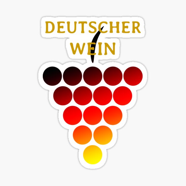 Deutscher Wein Sticker