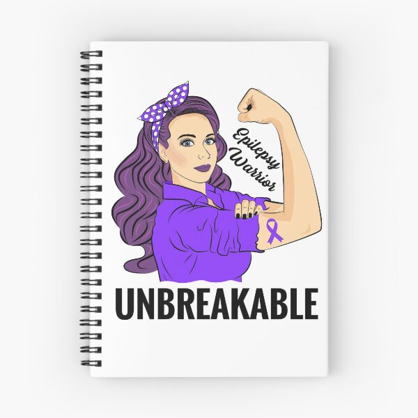 Item preview, Epilepsy Warrior Unbreakable Epileptic Awareness Support designed and sold by ZNOVANNA.