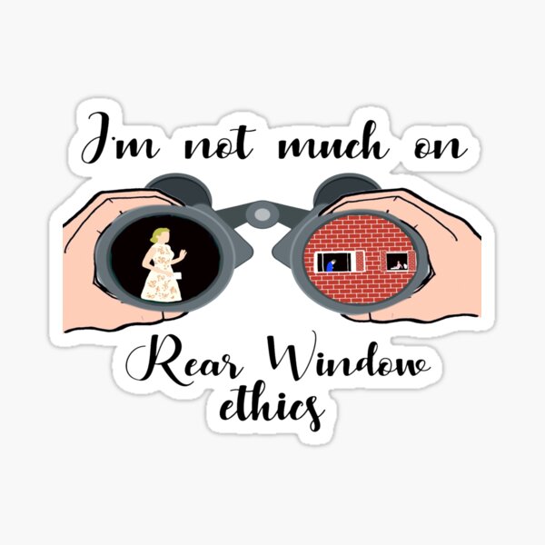 Rear Window Ethics Sticker