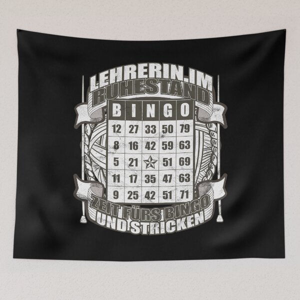 Item preview, Teacher pension retirement bingo and knitting designed and sold by alexngn.