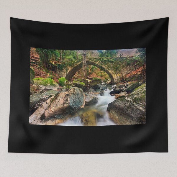 Item preview, The old stone bridge of Tsagarada designed and sold by Hercules Milas.