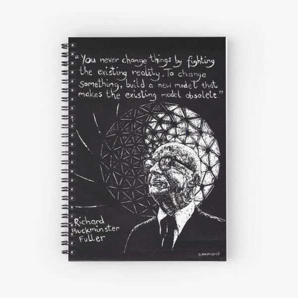 "Richard Buckminster Fuller" Spiral Notebook