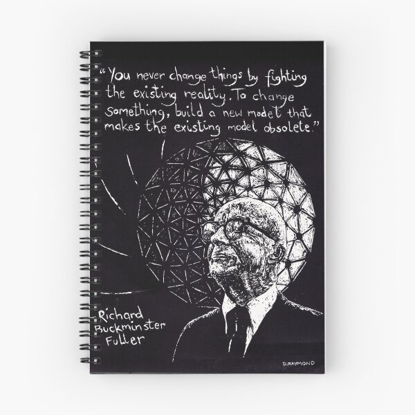 Item preview, "Richard Buckminster Fuller" designed and sold by Donna Raymond.