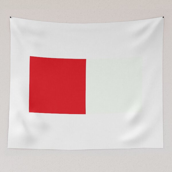 Item preview, Two nearly perfect Squares - RED/White designed and sold by Hell-Prints.