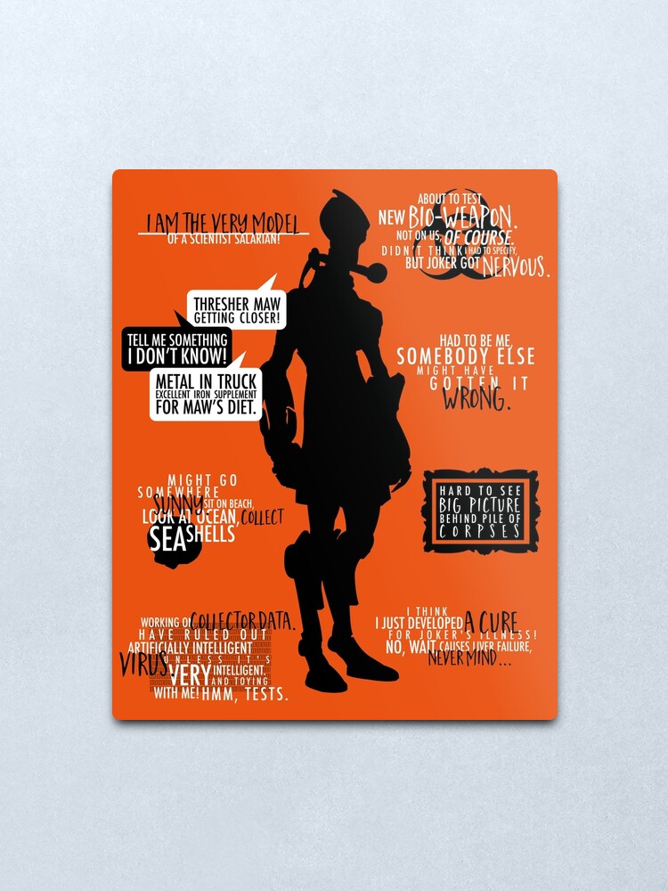Alternate view of Mass Effect: Mordin Solus Metal Print