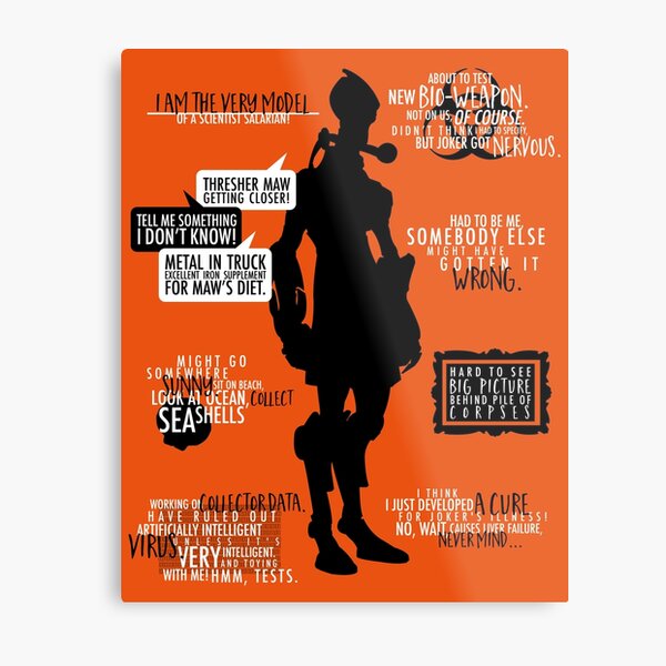 Mass Effect: Mordin Solus Metal Print
