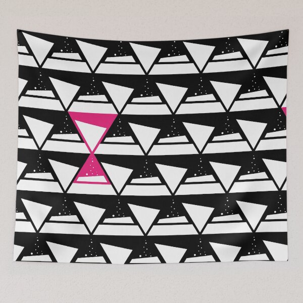 Item preview, The sands of time abstract pattern with hourglass designed and sold by Marlene Wagenhofer.
