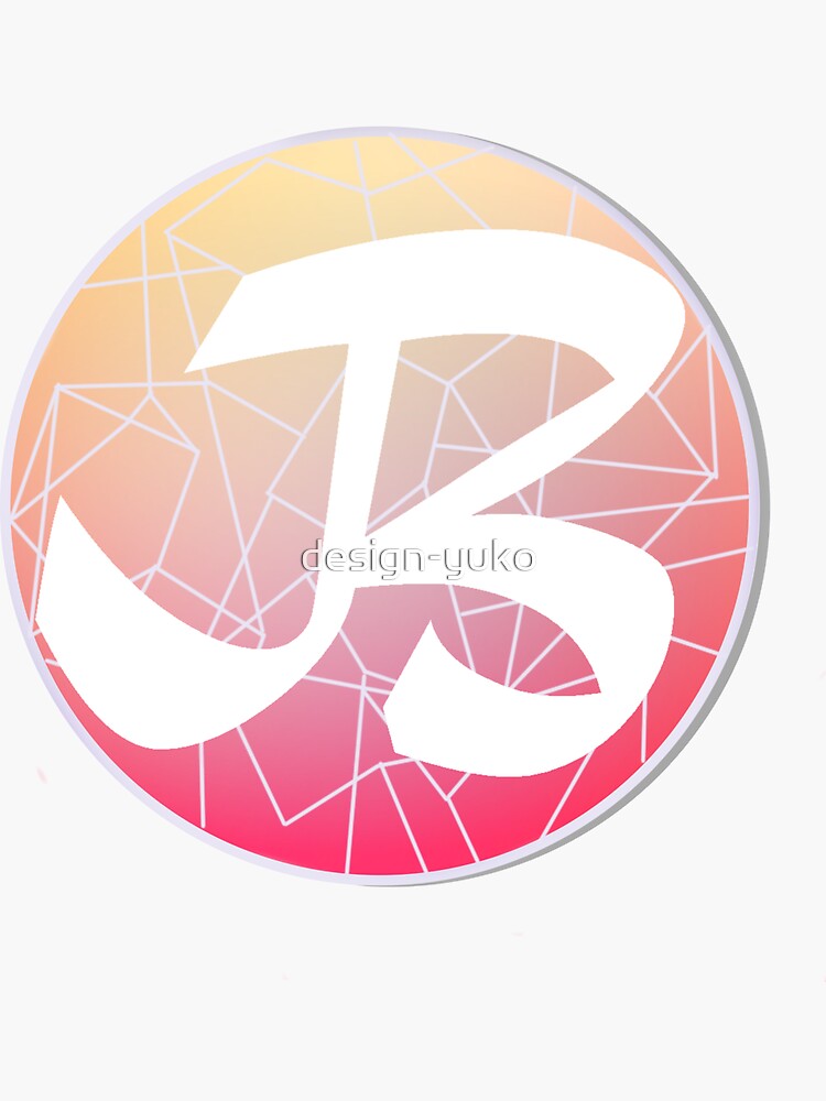 "Letter B" Sticker For Sale By Design-yuko | Redbubble