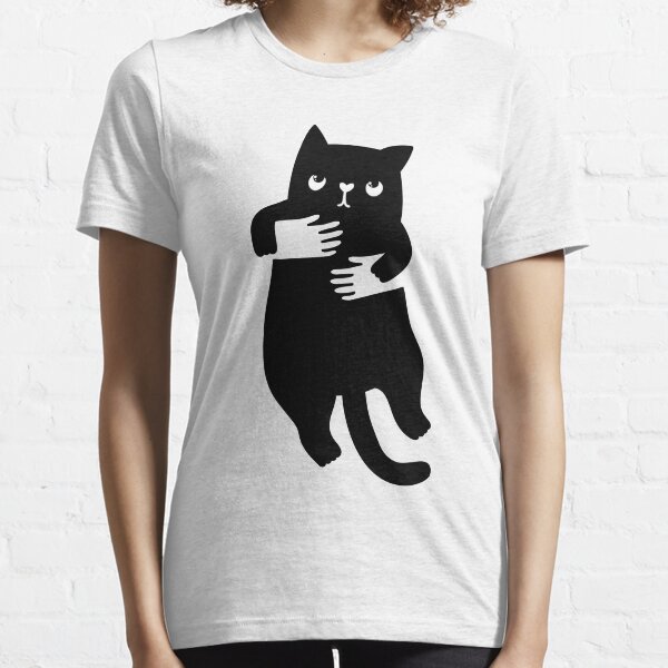 Négatif espace chat de la main T-shirt essentiel