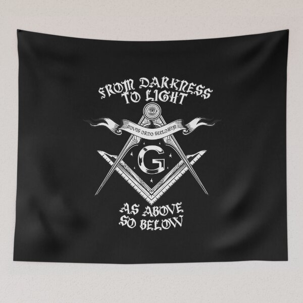 Item preview, From Darkness to Light As Above So Below FreeMason designed and sold by alenaz.