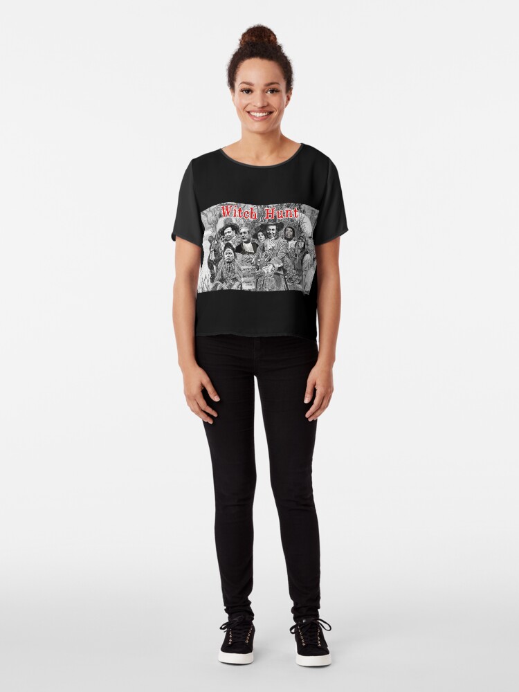 Alternate view of Witch Hunt: The Indictment Chiffon Top